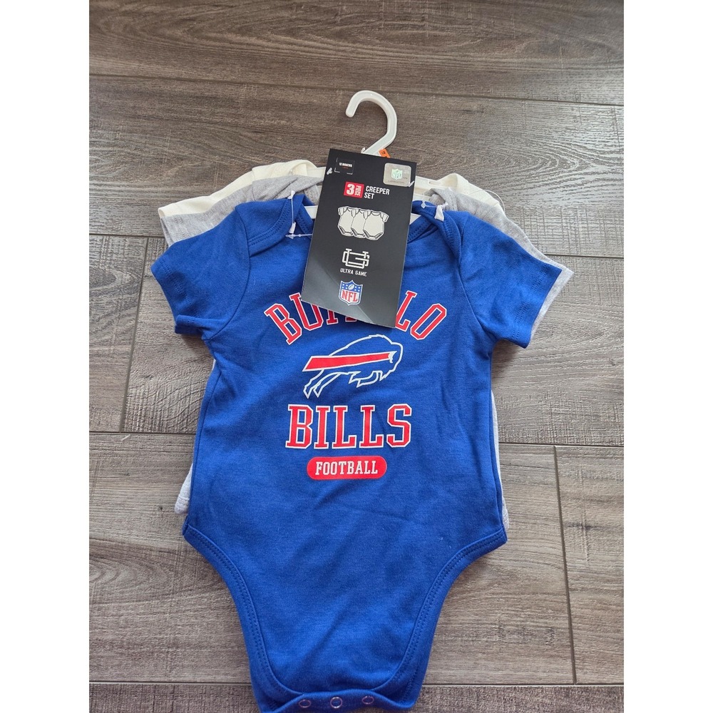 Buffalo bills‎ creeper set size 12 mos